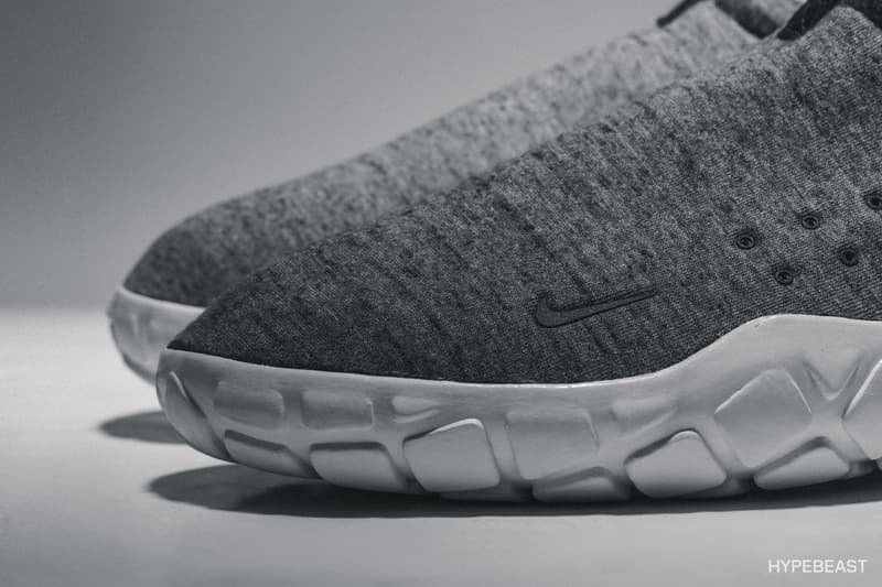 近賞 NikeLab Air Moc Tech Fleece 鞋款設計