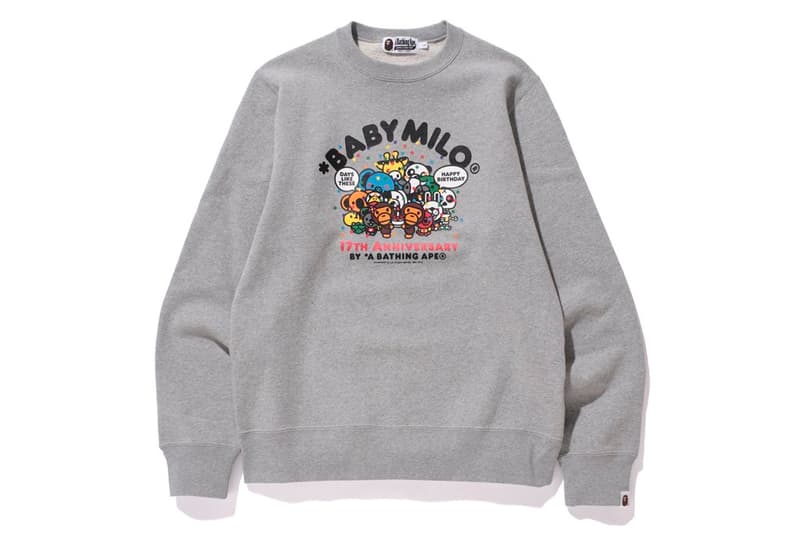 A Bathing Ape BABY MILO 誕生 17 周年! 推限量商品慶生