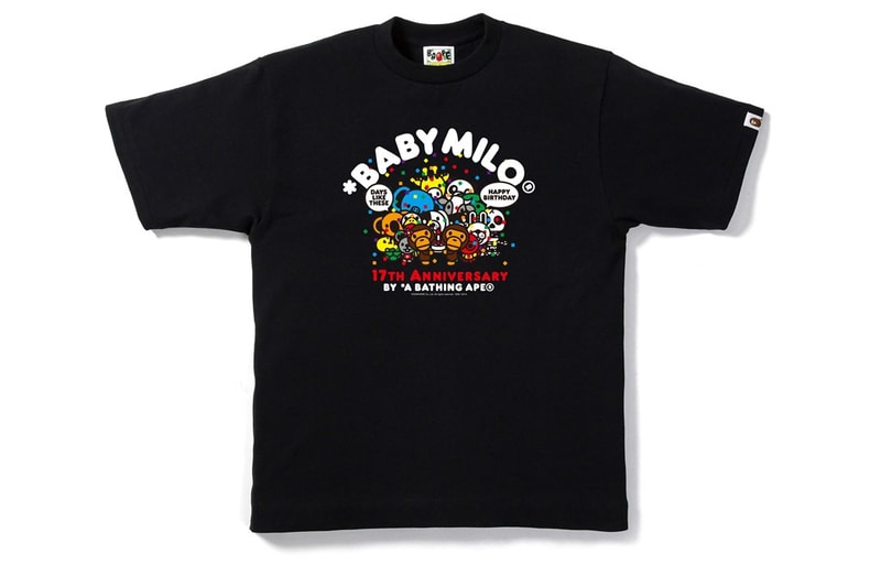 A Bathing Ape BABY MILO 誕生 17 周年! 推限量商品慶生