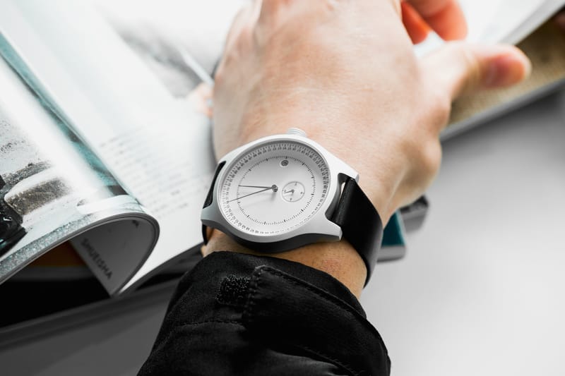 squarestreet 最新「SQ31」黑銀配色鋁製腕錶