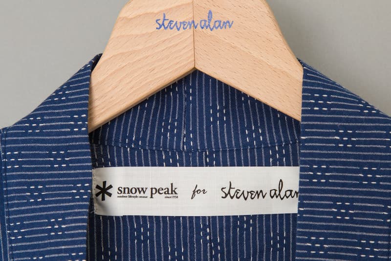 Steven Alan x snow peak 聯名系列登場