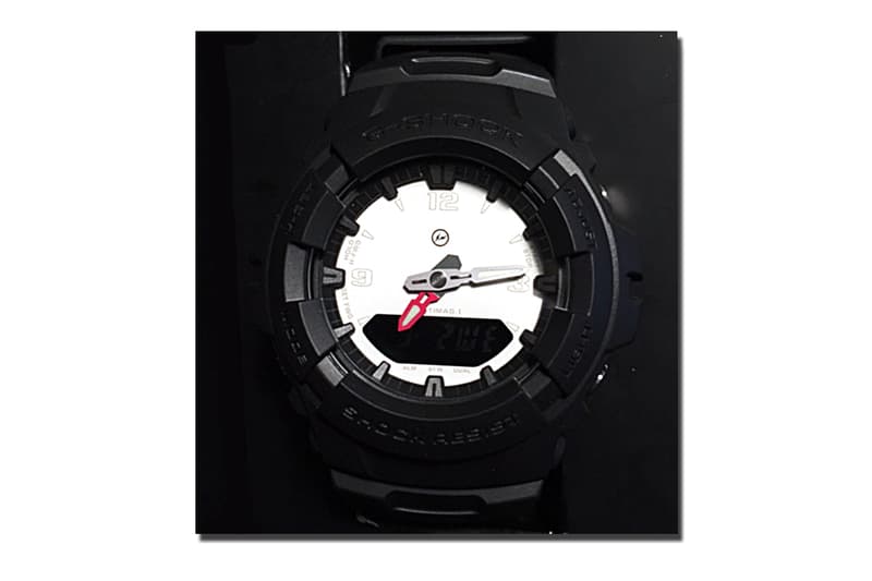 the pool aoyama x g shock black white g 100 1bjf