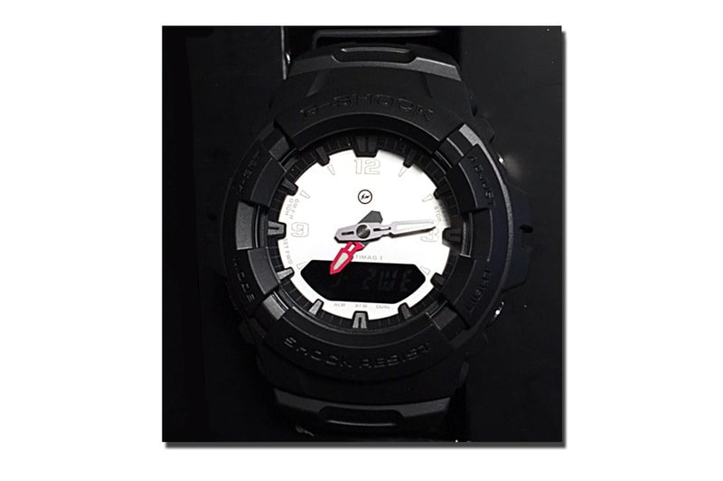 the pool aoyama x g shock black white g 100 1bjf