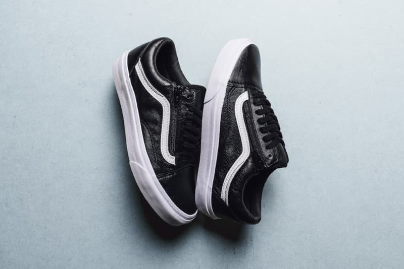 vans old skool leather zip pack