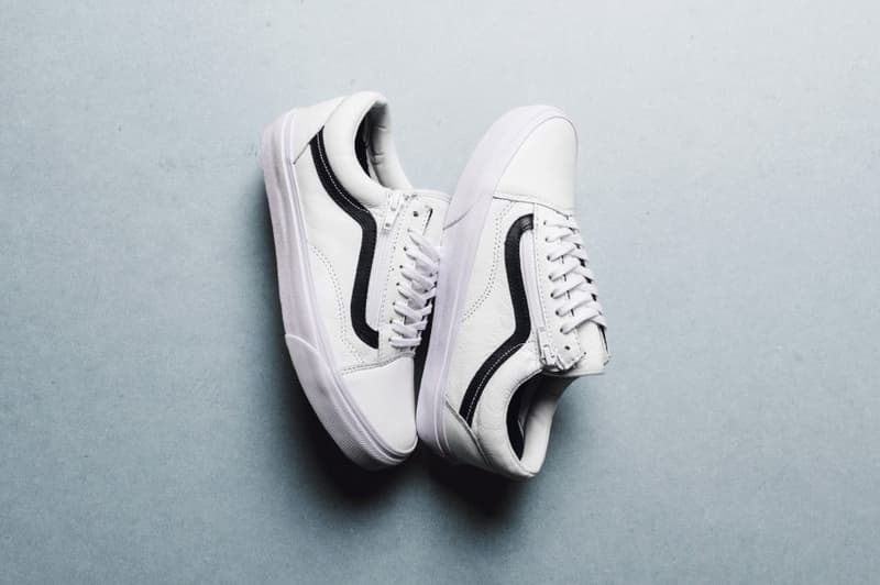 vans old skool leather zip pack