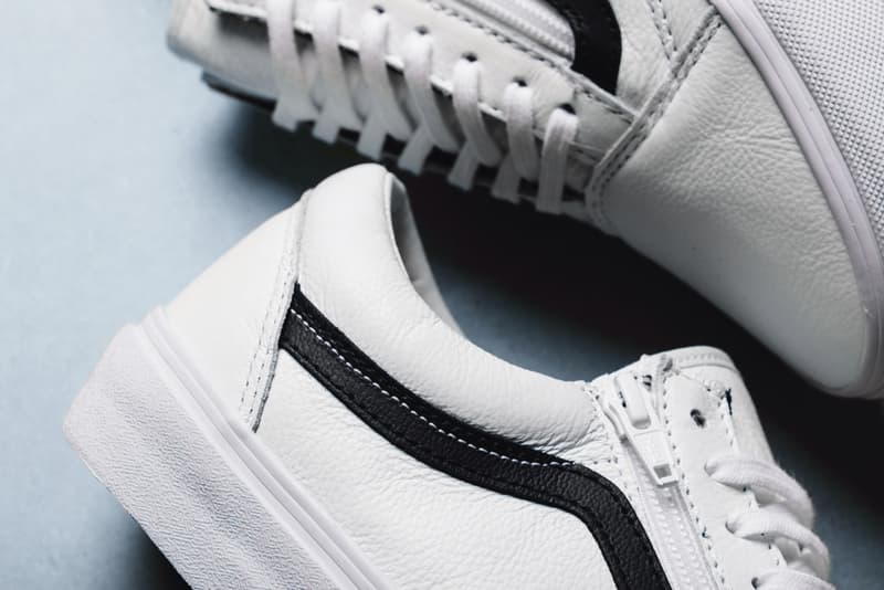 vans old skool leather zip pack