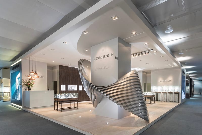 Zaha Hadid 為 Georg Jensen 打造全新藝術裝置及首飾系列