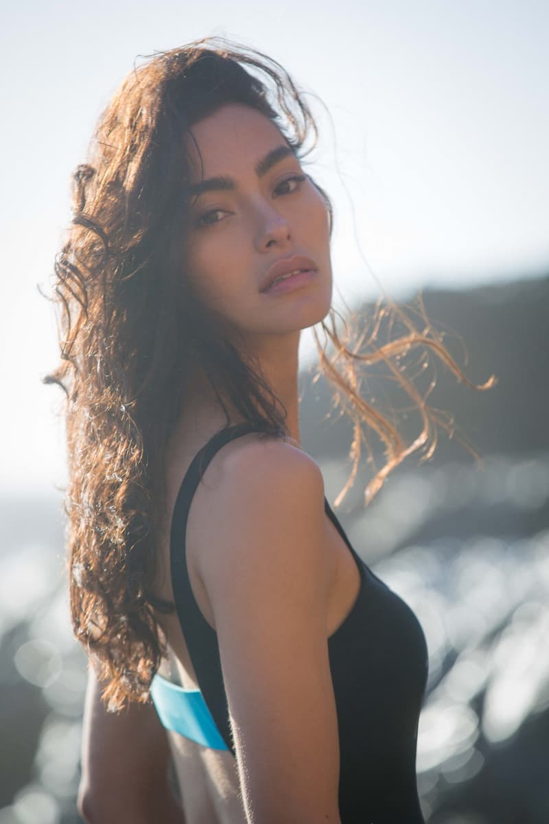 Adrienne Ho Models Her Latest Swimwear Collection With Simons