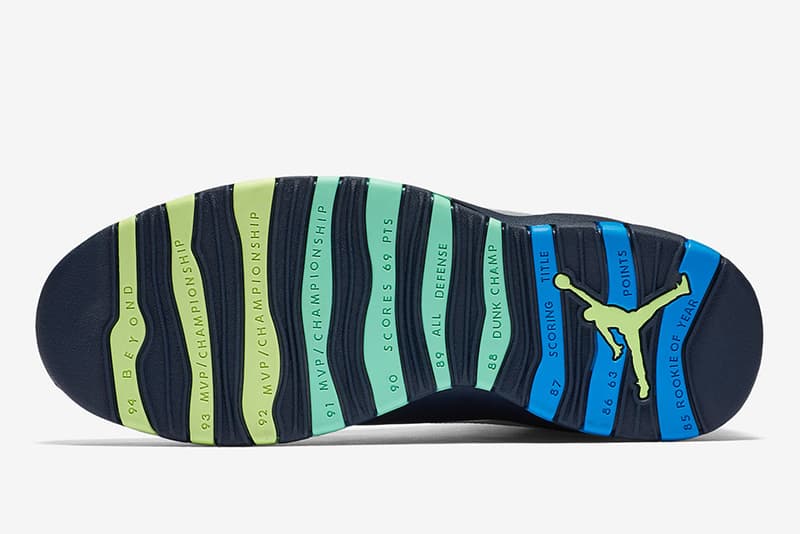 Air Jordan 10 全新配色設計「Rio」