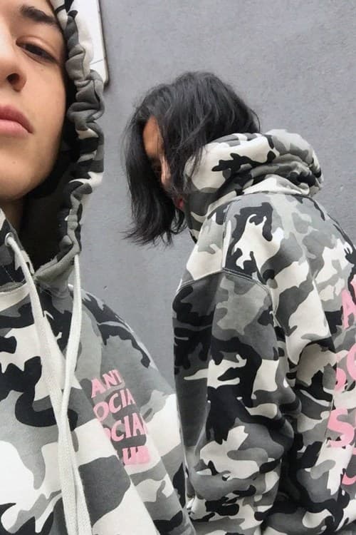 Anti Social Social Club 最新「Snow Camo」連帽衛衣