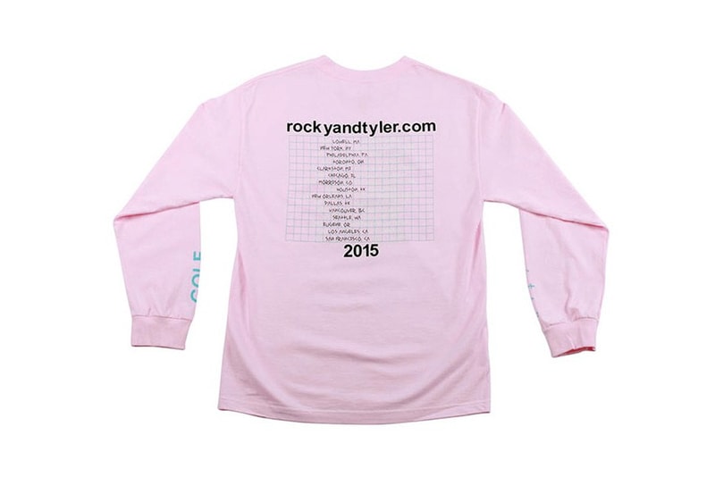 A$AP Rocky & Tyler, The Creator 巡演紀念品