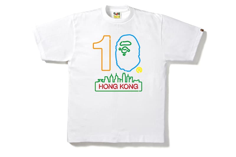 BAPE STORE® 香港十周年別注單品即將上架