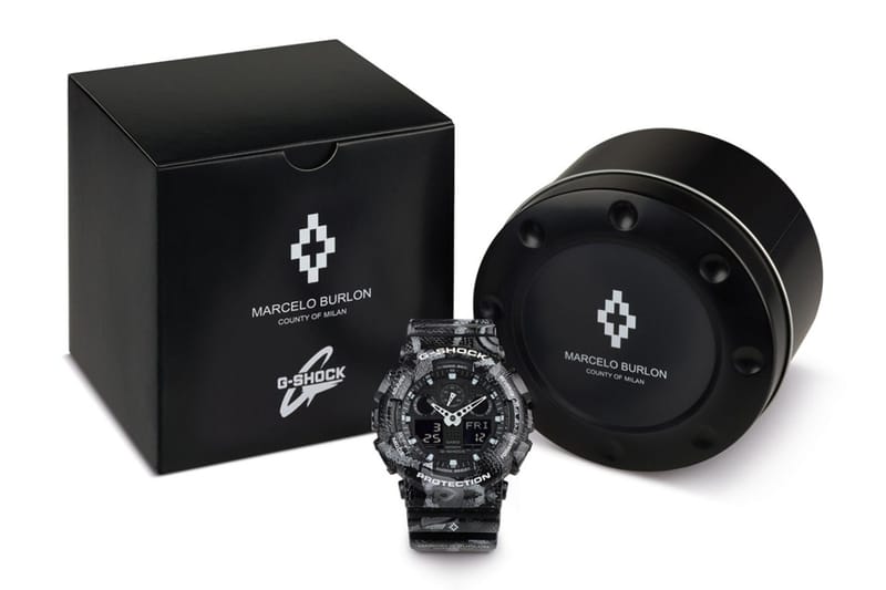 Casio G-SHOCK GA-100 x Marcelo Burlon County of Milan 聯名限量腕錶