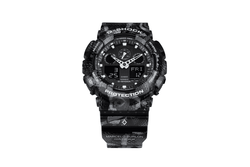 Casio G-SHOCK GA-100 x Marcelo Burlon County of Milan 聯名限量腕錶