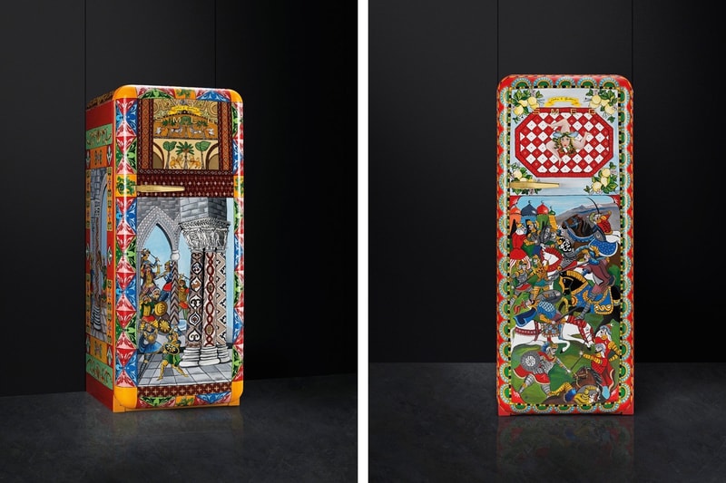 Dolce & Gabbana 聯手 Smeg 於米蘭家具展發布手繪藝術冰箱