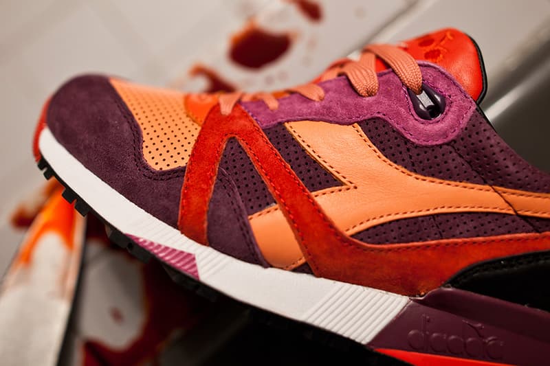 Extra Butter x Diadora N.9000 恐怖片主題配色「Giallo」