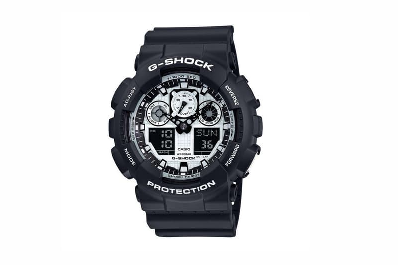 G-Shock GA100BW-1ABT 腕錶與藍牙音響套組