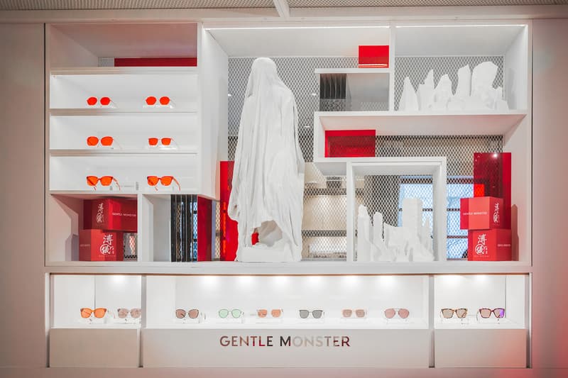 gentle monster x puyi pop up store