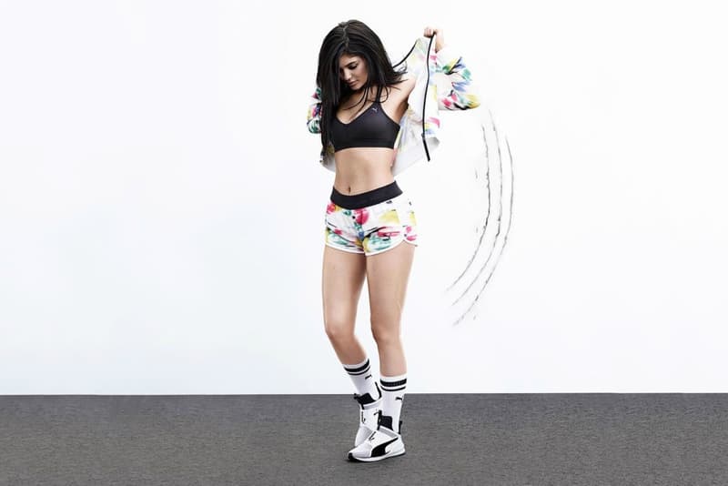 kylie jenner puma fierce black white