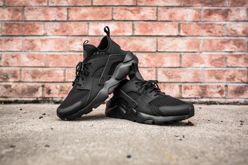 nike air huarache run ultra br orange black