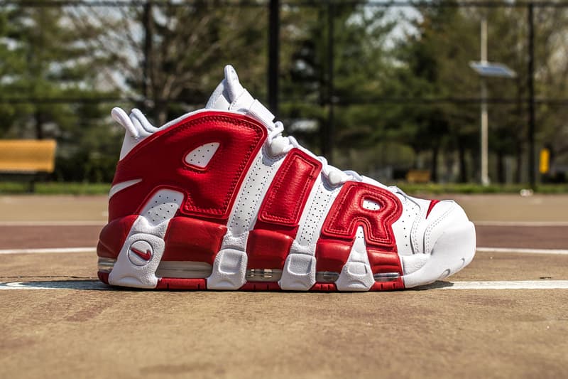 Nike Air More Uptempo 全新配色設計「Gym Red」