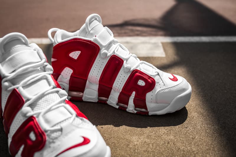 Nike Air More Uptempo 全新配色設計「Gym Red」