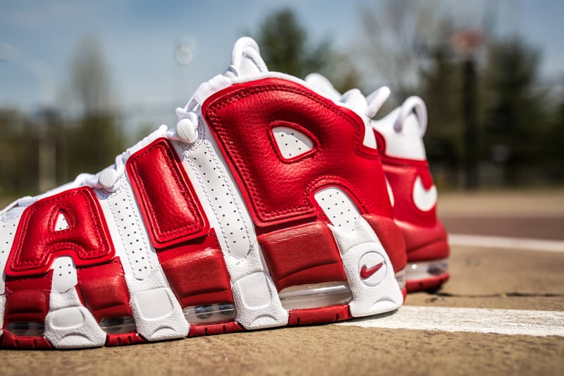 Nike Air More Uptempo 全新配色設計「Gym Red」