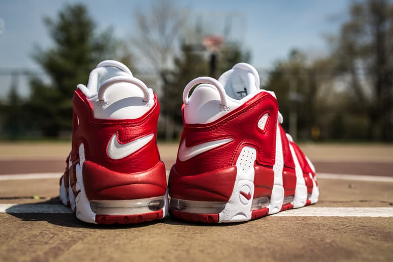 Nike Air More Uptempo 全新配色設計「Gym Red」