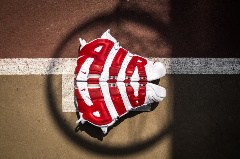 Nike Air More Uptempo 全新配色設計「Gym Red」
