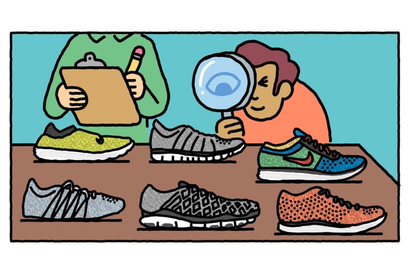 通過童趣插畫回顧 Nike Flyknit 科技發展歷程