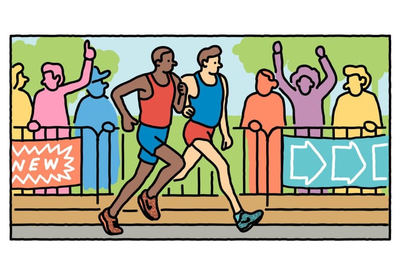 通過童趣插畫回顧 Nike Flyknit 科技發展歷程