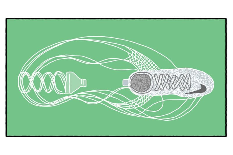 通過童趣插畫回顧 Nike Flyknit 科技發展歷程