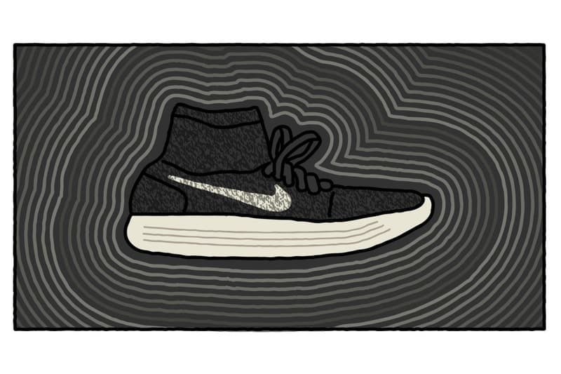 通過童趣插畫回顧 Nike Flyknit 科技發展歷程
