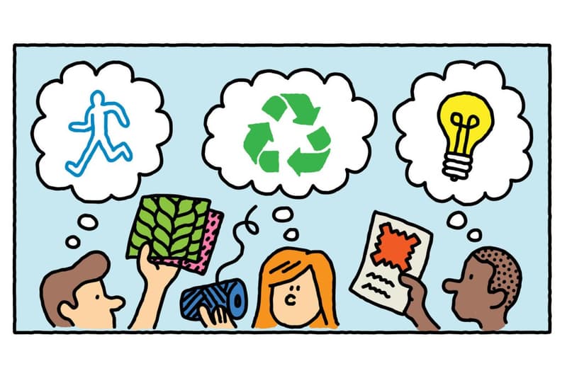 通過童趣插畫回顧 Nike Flyknit 科技發展歷程