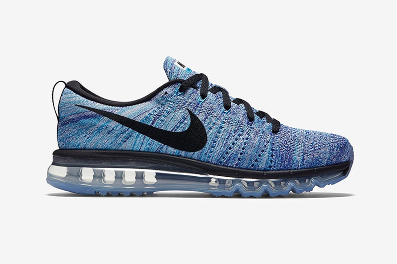 nike flyknit air max chlorine blue