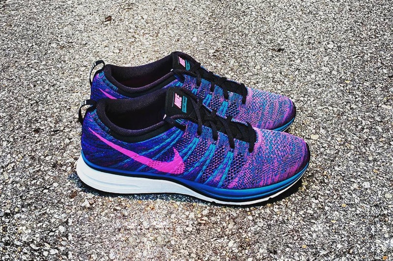 nike flyknit trainer game royal purple