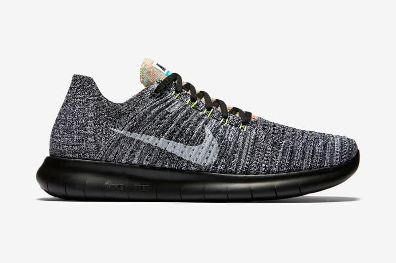 非對稱美感！Nike Free RN Flyknit 全新配色設計「Multicolor」