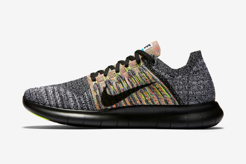 非對稱美感！Nike Free RN Flyknit 全新配色設計「Multicolor」