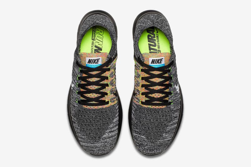 非對稱美感！Nike Free RN Flyknit 全新配色設計「Multicolor」