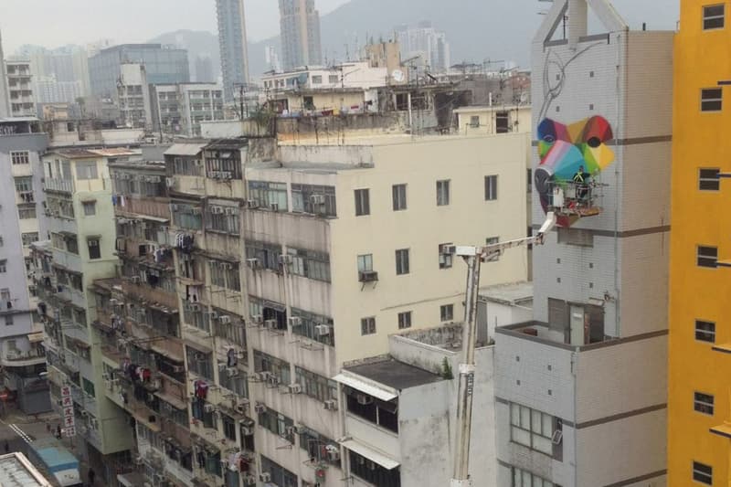 HK WALLS 香港街頭藝術節－Okuda 大型壁畫創作