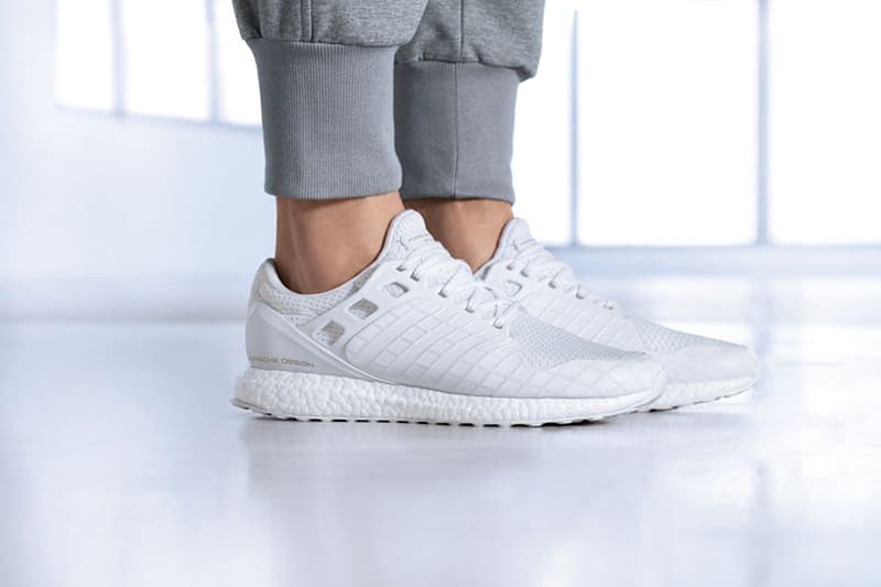Porsche Design x adidas Ultra Boost 全白配色上腳預覽
