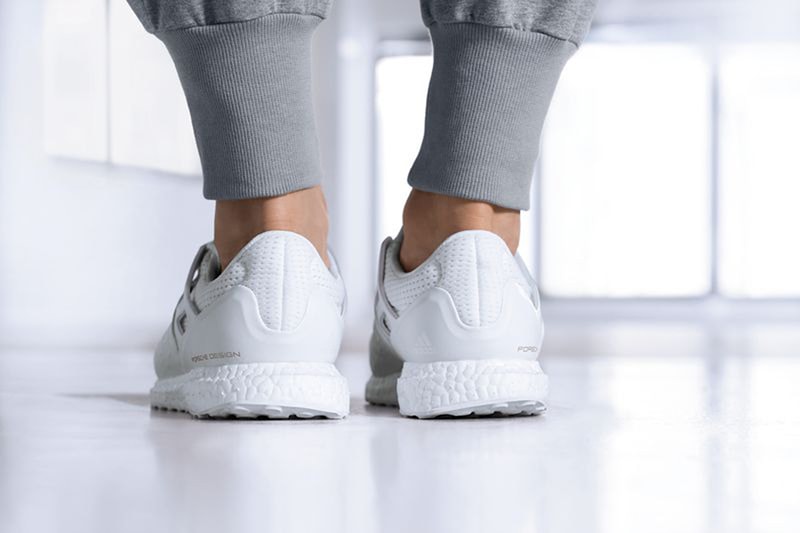 Porsche Design x adidas Ultra Boost 全白配色上腳預覽
