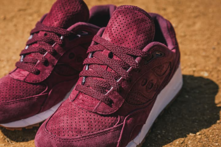 Packer Shoes x Saucony Shadow 6000「Burgundy Suede」聯名配色