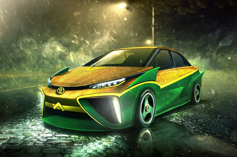 superhero supercar fantasy