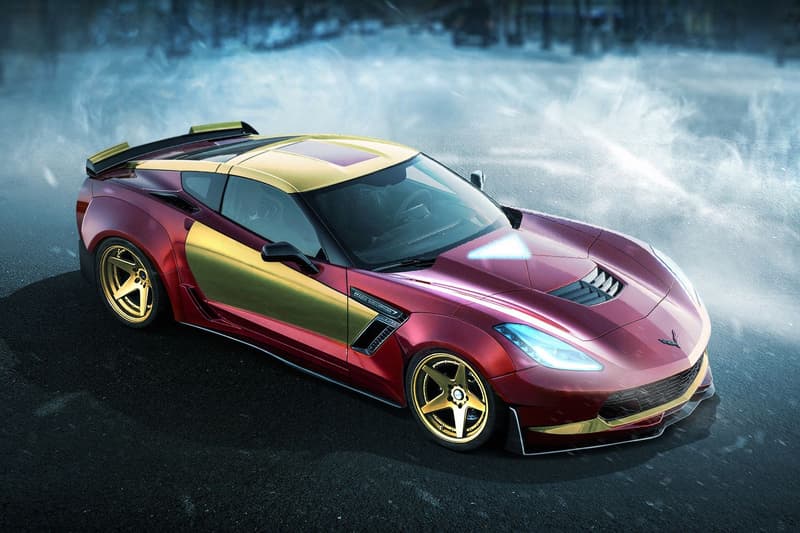 superhero supercar fantasy