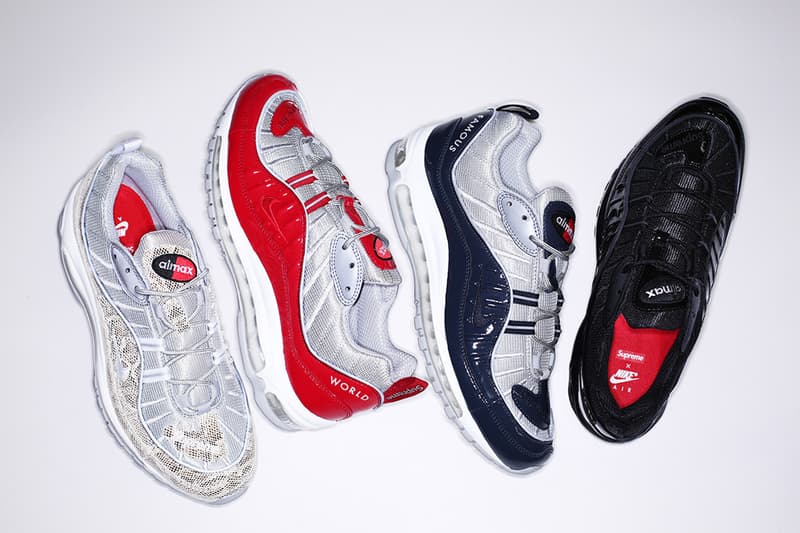 Release Update: Supreme x Nike Air Max 98 Spring 2016 Collection