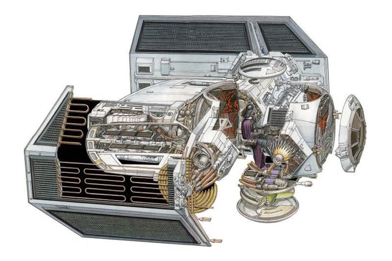 Hans Jenssen 筆下的《Star Wars》寫實解剖圖