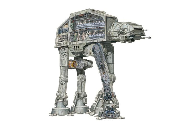 Hans Jenssen 筆下的《Star Wars》寫實解剖圖