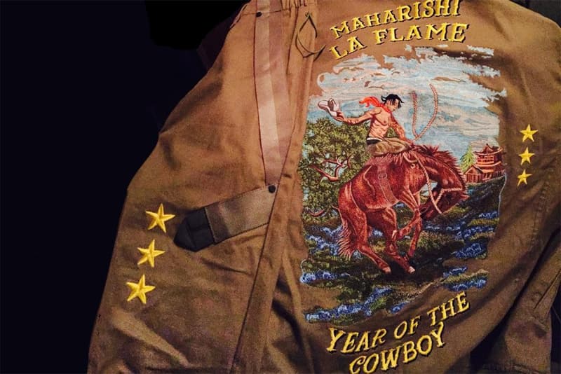 maharishi 為 Travis Scott 定製夾克即將公售