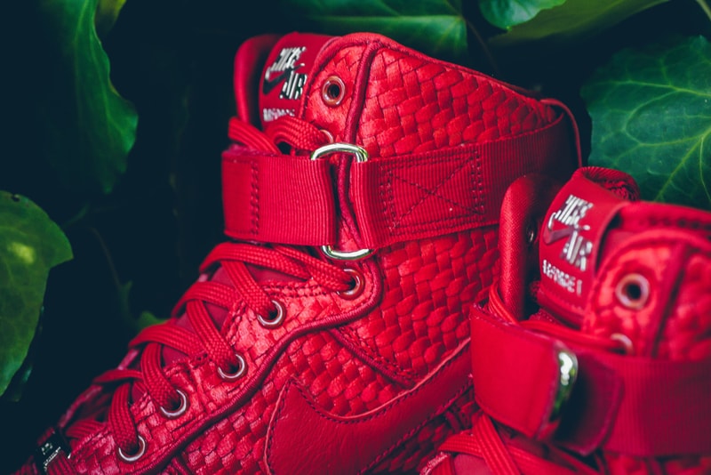 Nike Air Force 1 High '07 LV8 Woven 全新配色設計「Gym Red」